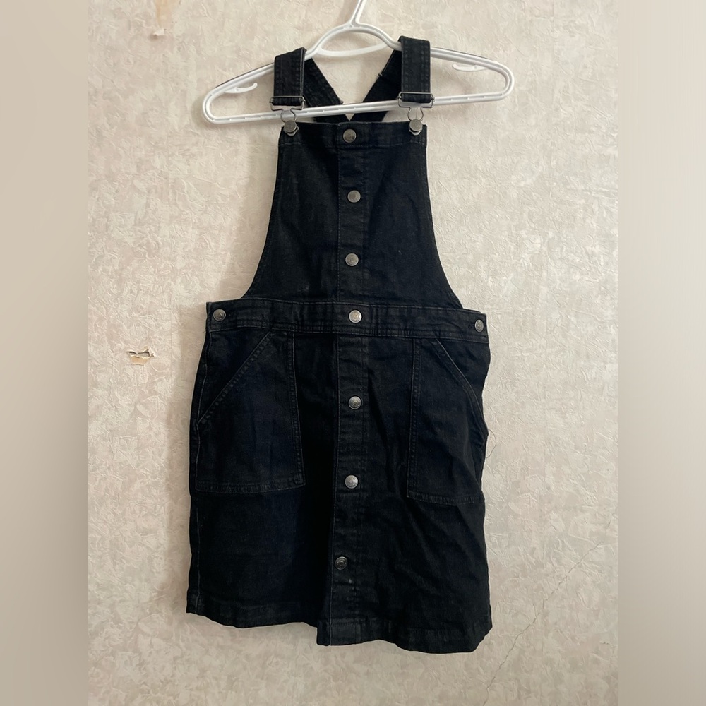 Colorful Planet girls extra large 14/16 black jumper dress
